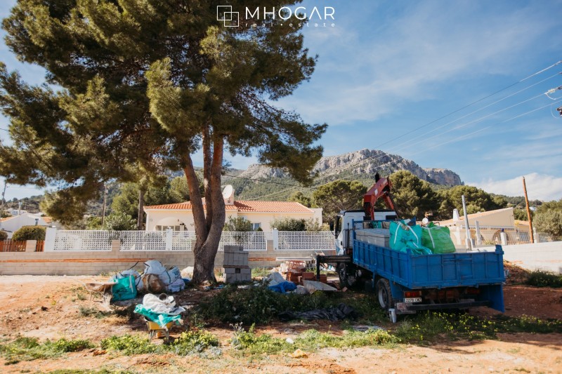 Calpe- Parcela con vista preciosa al Peñon de Ifach en venta